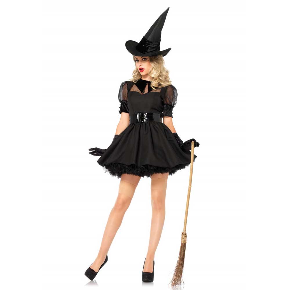 Leg Avenue - Bewitching Witch Kostüm - Schwarz